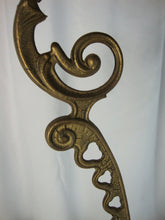 Load image into Gallery viewer, Antique French? Ornate Solid Brass Three Legged Plant Display Stand
