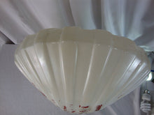 Load image into Gallery viewer, 1950s Shell Gas Milk Glass Clamshell Gas Pump Globe
