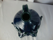 Load image into Gallery viewer, Marvin Bailey SC Folk Art Pottery Dark Blue Green Streaked Double Ugly Face Jug
