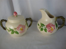 Load image into Gallery viewer, Vintage Franciscan Desert Rose Creamer and Sugar with Lid Set
