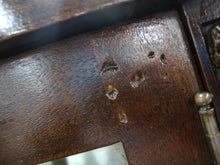 Load image into Gallery viewer, Antique Curved Glass Front Wood Shelves Display Cabinet
