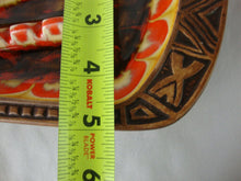 Load image into Gallery viewer, 1963 Treasure Craft 4 Slot Brown Orange Rectangle Ashtray
