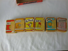 Load image into Gallery viewer, 1930s Library of Games Mini Old Maid Dr Quack Paper Card Game Set of 6
