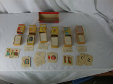 Load image into Gallery viewer, 1930s Library of Games Mini Old Maid Dr Quack Paper Card Game Set of 6
