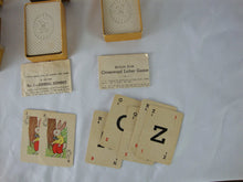 Load image into Gallery viewer, 1930s Library of Games Mini Old Maid Dr Quack Paper Card Game Set of 6
