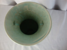 Load image into Gallery viewer, Vintage McCoy Seafoam Green Matte Finish Ceramic Double Handle Vase
