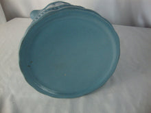 Load image into Gallery viewer, Antique W Ridgway Unmarked Country Blue Stoneware Bamboo Rope Motif Handled Pitcher
