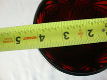 Load image into Gallery viewer, Vintage Luminarc Ruby Red Glass Egg Pedestal Candy Dish with Dome Lid
