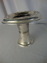 Load image into Gallery viewer, Antique Farberware NY Silverplate Pierced Rim Flower Vase
