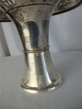 Load image into Gallery viewer, Antique Farberware NY Silverplate Pierced Rim Flower Vase
