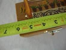 Load image into Gallery viewer, Vintage Gary Gail Dallas Flower Cart Motif Mini Box Purse with Lucite Handle
