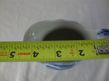 Load image into Gallery viewer, Antique Crawford Cooking Ranges Flow Blue Advertising Creamer Pitcher
