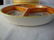 Load image into Gallery viewer, Vintage Moriyama Hand Painted Divided Relish Candy Dish with Original Box

