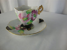 Load image into Gallery viewer, Vintage JB Betsons Japan Handpainted Blooming Flowers Teacup and Saucer Set
