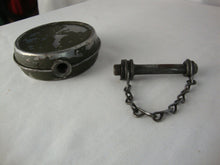 Load image into Gallery viewer, Vintage Metal Military Green Banjo Style Gun Oiler Oil Can
