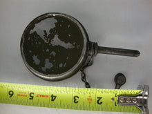 Load image into Gallery viewer, Vintage Metal Military Green Banjo Style Gun Oiler Oil Can
