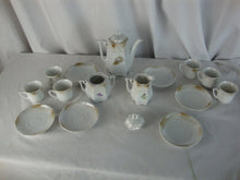 Load image into Gallery viewer, *Antique German porcelain child's tea set in Crocus pattern
