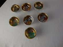 Load image into Gallery viewer, Vintage Kutani Japan Handpainted Sake Cups Set of 7
