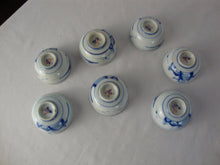Load image into Gallery viewer, Vintage Kutani Japan Handpainted Sake Cups Set of 7
