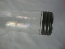Load image into Gallery viewer, Vintage Clear Glass Rolling Pin Bottle with Metal Screw End Lid
