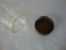 Load image into Gallery viewer, Vintage Clear Glass Rolling Pin Bottle with Metal Screw End Lid

