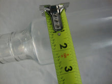 Load image into Gallery viewer, Vintage Clear Glass Rolling Pin Bottle with Metal Screw End Lid
