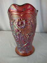 Load image into Gallery viewer, Vintage Imperial Glass Sunset Carnival Field Flower Pattern Pitcher
