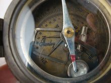 Load image into Gallery viewer, Vintage Stanley London Natural Sine Metal Round Compass
