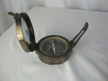 Load image into Gallery viewer, Vintage Stanley London Natural Sine Metal Round Compass

