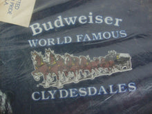 Load image into Gallery viewer, Vintage Budweiser World Famous Clydesdales Mens Large Nylon Snap Front Jacket
