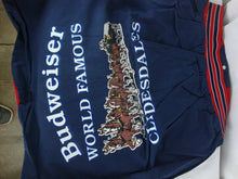 Load image into Gallery viewer, Vintage Budweiser World Famous Clydesdales Mens Large Nylon Snap Front Jacket
