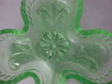 Load image into Gallery viewer, Tiara Uranium Glass Playing Card Suits Ashtray Snack Dishes Set of 4

