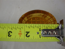 Load image into Gallery viewer, Antique Amber Glass Oval Individual Salt Cellar

