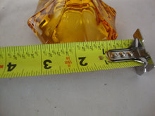 Load image into Gallery viewer, Vintage Fostoria Amber Coin Wedding Candy Bowl Dish with Lid
