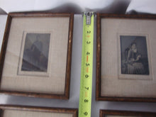 Load image into Gallery viewer, Antique Framed Putnam Palmer Hart Family Photos Set of 4
