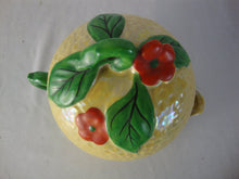 Load image into Gallery viewer, Vintage Japan Ceramic Hand Painted Yellow Lustre Lemon Juicer Pitcher NO REAMER
