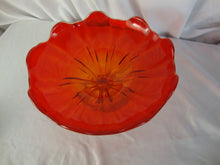 Load image into Gallery viewer, Vintage LE Smith Amberina Glass Footed Compote Bowl Dish
