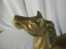 Load image into Gallery viewer, Vintage Solid Brass Large Rocking Horse Figurine
