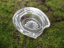Load image into Gallery viewer, Antique Clear Glass Horseshoe Shape Individual Salt Cellar
