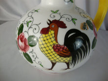 Load image into Gallery viewer, Vintage Ucagco PY Japan Early Provincial Rooster Roses Carafe with Stopper
