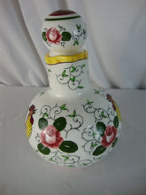 Load image into Gallery viewer, Vintage Ucagco PY Japan Early Provincial Rooster Roses Carafe with Stopper
