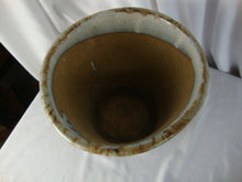 Load image into Gallery viewer, MCM USA Pottery Brown Blue White Large Planter Pot
