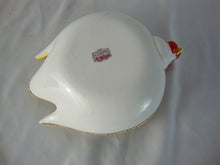 Load image into Gallery viewer, Vintage Ucagco PY Japan Early Provincial Rooster Roses Open Candy Trinket Dish
