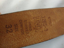 Load image into Gallery viewer, 1970s Levi Strauss &amp; Co Leather Belt Buckle and Mens Size 32 Leather Belt
