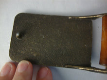 Load image into Gallery viewer, 1970s Levi Strauss &amp; Co Leather Belt Buckle and Mens Size 32 Leather Belt
