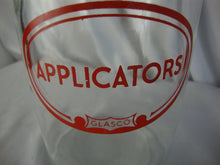 Load image into Gallery viewer, Vintage Glasco Clear Glass Applicators Canister with Metal Lid
