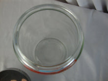 Load image into Gallery viewer, Vintage Glasco Clear Glass Applicators Canister with Metal Lid
