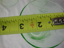 Load image into Gallery viewer, Vintage Vaseline Floral Etched Tumbler Drinking Glasses Set of 4
