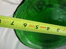 Load image into Gallery viewer, Vintage Empoli Green Glass Victorian Women Decanter with Stopper EMPTY
