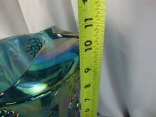 Load image into Gallery viewer, Vintage Indiana Glass Blue Carnival Harvest Grapes Footed Pitcher and (3) Tumbler Glasses
